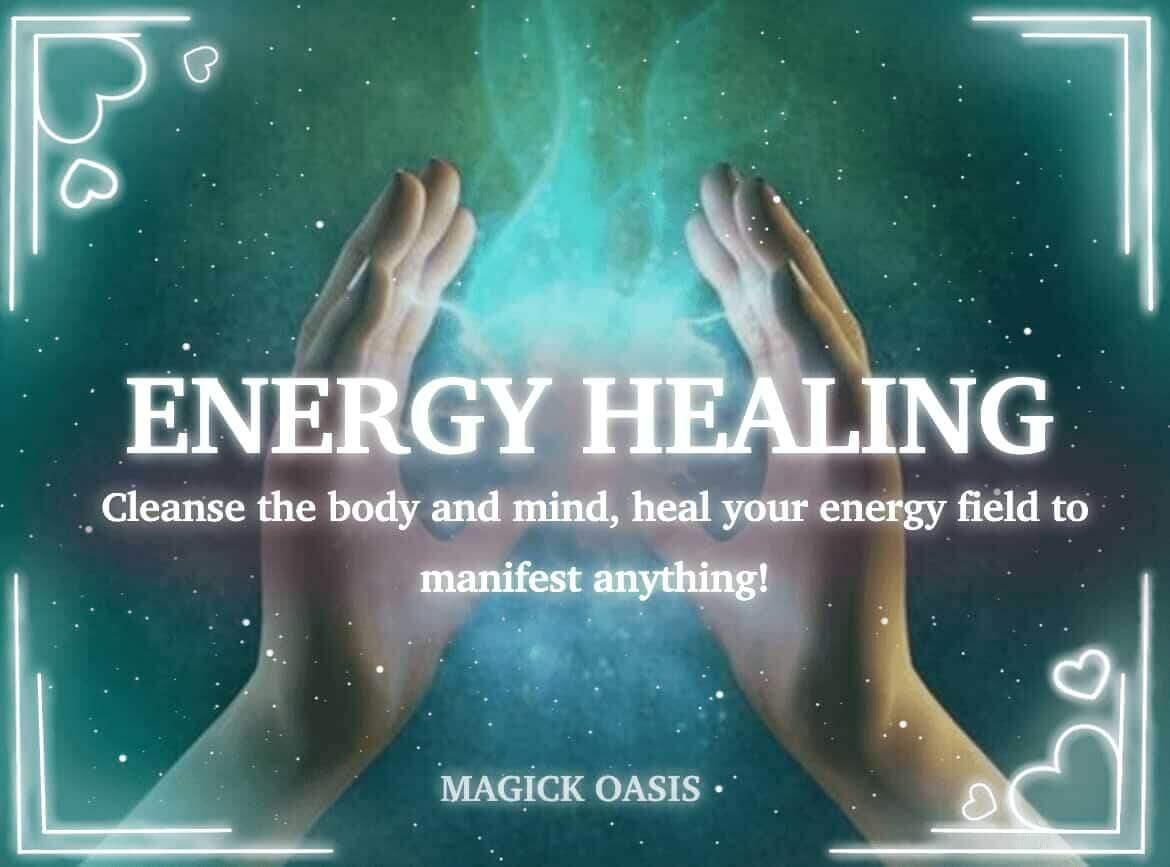 ENERGY HEALING SPELL - Distance healing to cleanse and clear unbalanced chakras, negative energy, and low vibrations. Cleanse your spirit! - MagickOasis