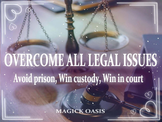 OVERCOME LEGAL ISSUES Powerful spell! Win In Court, Avoid Jail or Prison, Win Lawsuits, Get Custody, Win Settlements, Same day results! - MagickOasis